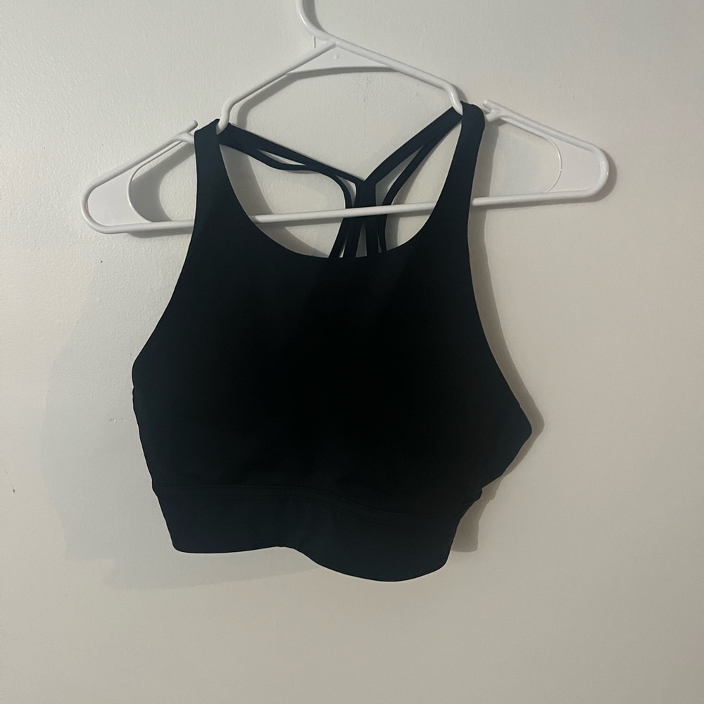 Lululemon Athletica Black High-Neck Sports Bra